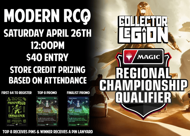 [MTG] Modern RCQ (2-Slot) - April 26th @ 12:00pm